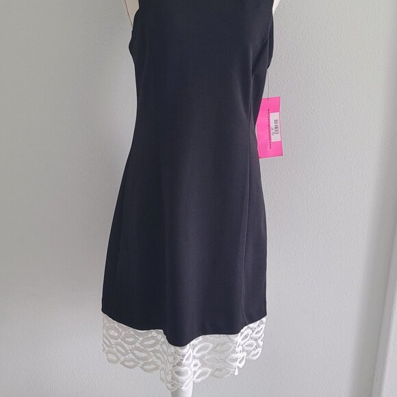NWT Black/Onyx Betsy Johnson Dress Size 10 - Picture 2 of 13